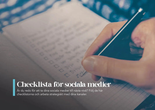 Checklista för sociala medier 2024 Your Digital Marketing Manager